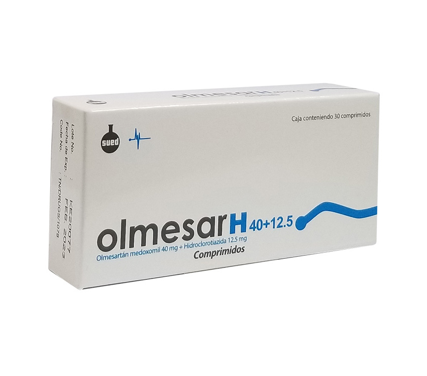 Olmesar 40 mg + Hidroclorotiazida 12.5 mg